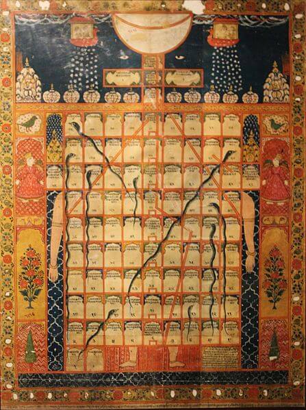Snakes and Ladders Gyan Chaupar (Jain version of the game), National Museum, New Delhi