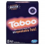 taboo board game in its box
