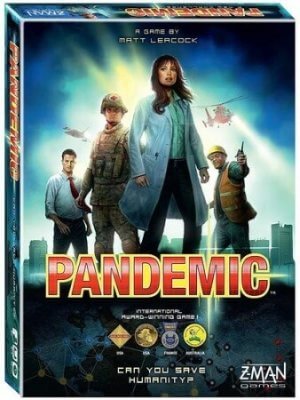 Pandemic board game box