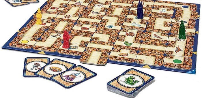 Ravensburger Labyrinth Board Game Set Up 