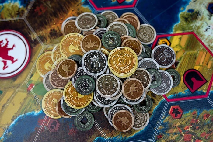 Scythe Board Game Coins