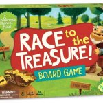 race to the treasure board game box