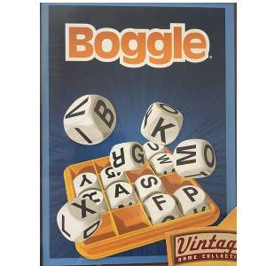 Boggle game vintage box cover