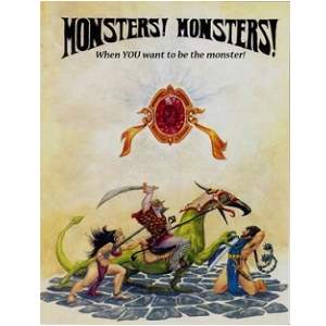 Monsters Monsters board game 1976