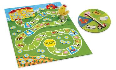 count your chickens board game set up