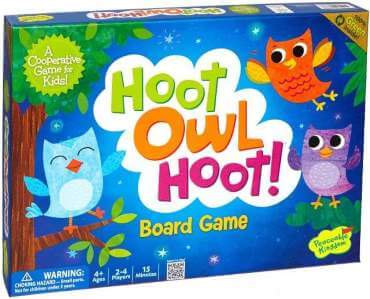 hoot owl hoot board game box