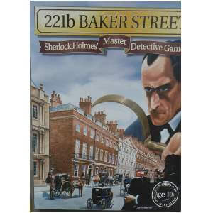 221B Baker Street the Master Detective Board Game Box Cover 1975
