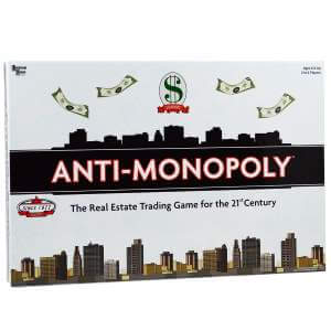 Anti Monopoly Board Game box cover