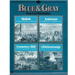 Blue and Gray SPI board game 1975 box cover