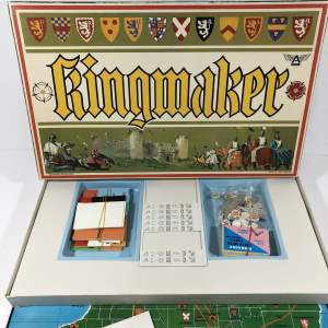 Kingmaker Board Game box and contents 1974