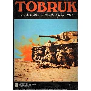 Tobruk board game box cover 1975