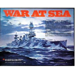 War at Sea board game box cover 2nd edition 1976