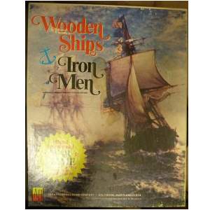 Wooden Ships and Iron Men board game box cover 1974