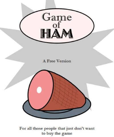 Game of Ham free version first page of PDF