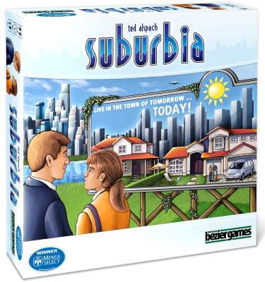 Surburbia board game box cover