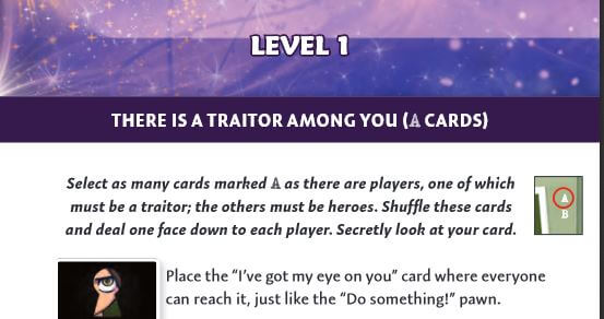 Level 1 Magic Maze Hidden Roles