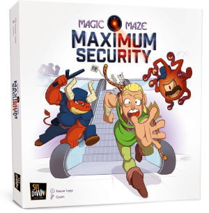 Magic Maze maximum security expansion box cover