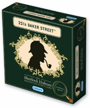 221B Baker Street board game box front cover