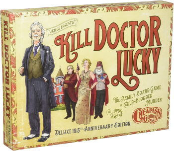 Kill Doctor Lucky board game box cover