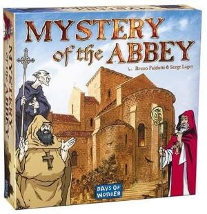 Mystery of the Abbey board game box cover