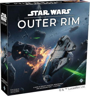 Star Wars outer rim board game box cover