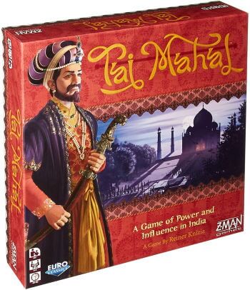 Taj Mahal board game box cover