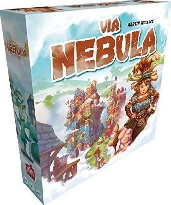 Via Nebula board game box cover