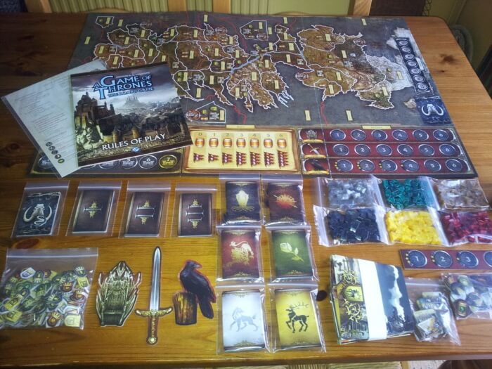 a game of thrones components