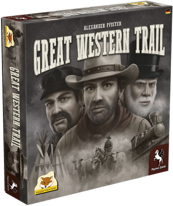 Great Western Trail board game box cover