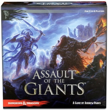 Assault of The Giants Board Game box cover
