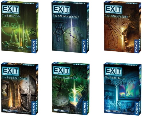 Exit the game series 6 game box covers