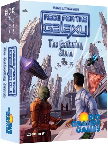 Race for the Galaxy The Gathering Storm expansion box cover