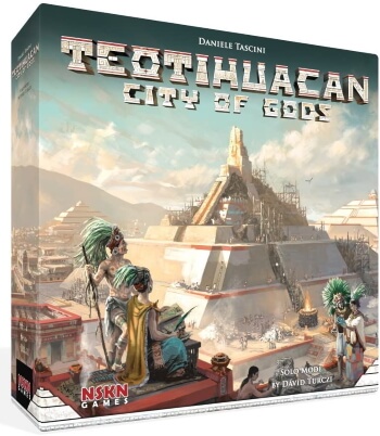 Teotihuacan City of Gods board game box cover