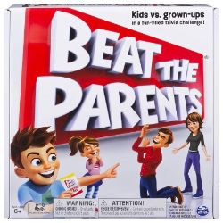 beat the parents trivia board game box cover