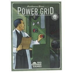 Power grid board game box cover