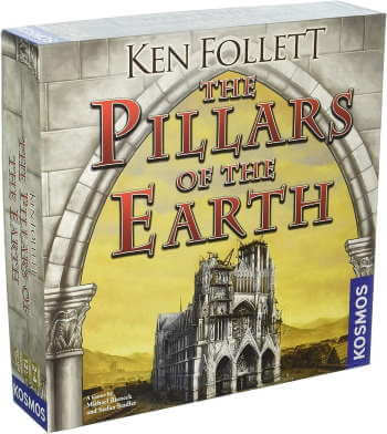 The Pillars of The Earth board game box cover