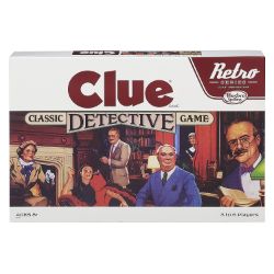 clue retro style board game box cover