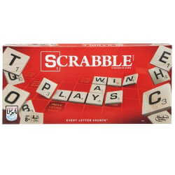 scrabble board game box cover