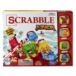 scrabble junior board game box