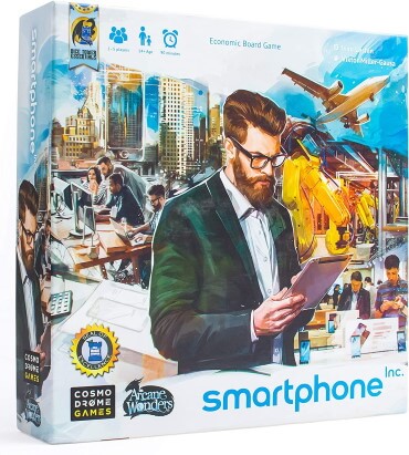Smartphone Inc board game box cover