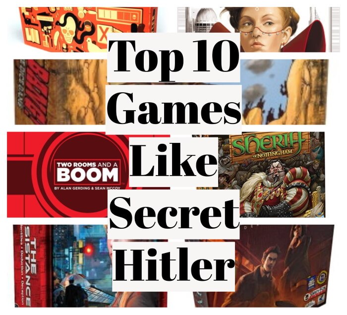 games like Secret Hitler collage