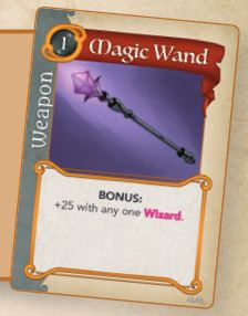 Fantasy Realms magic wand card