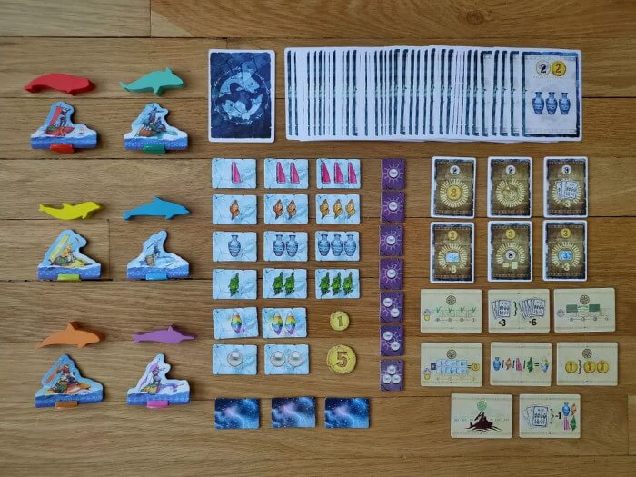 Whale Rider game components