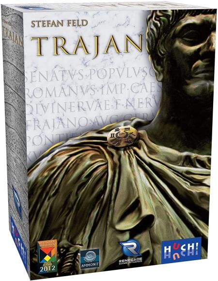 Trajan board game box cover