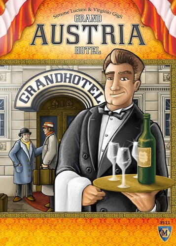 Grand Austria Hotel board game box cover