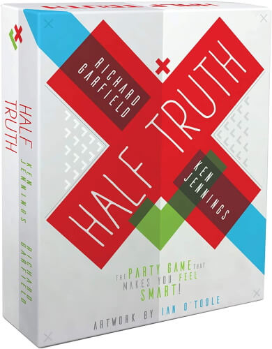 Half Truth Trivia Card Game box cover